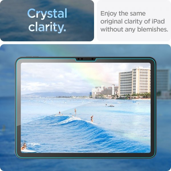 Spigen iPad Air 11 (M2/M3/M4) Skärmskydd GLAS.tR EZ Fit