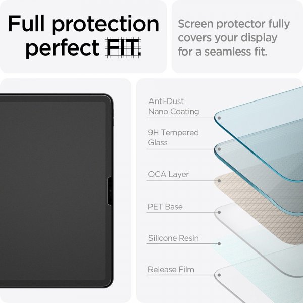 Spigen iPad Air 11 (M2/M3/M4) Skärmskydd Paper Touch EZ Fit