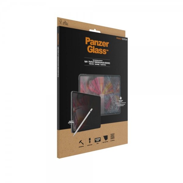 PanzerGlass iPad Air 10.9 (gen 4/5)/iPad Pro 11 (gen 1/2/3/4) Skärmskydd Edge-to-Edge Case Friendly Privacy