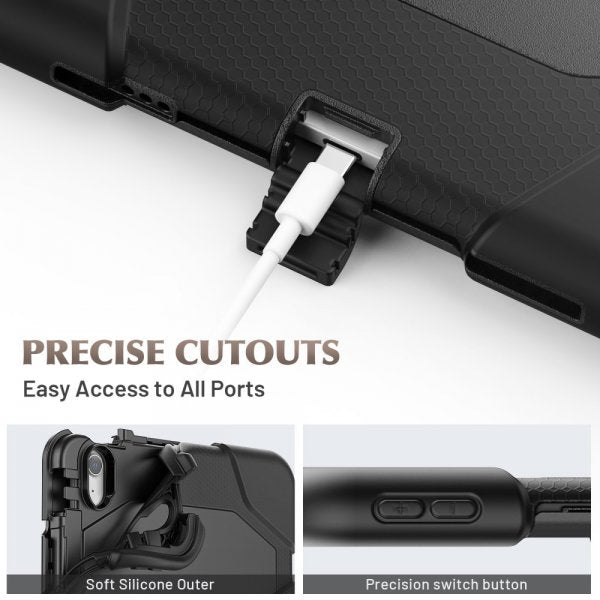 iPad Air 11 (M2/M3/M4) Skal Heavy Duty Armor Svart
