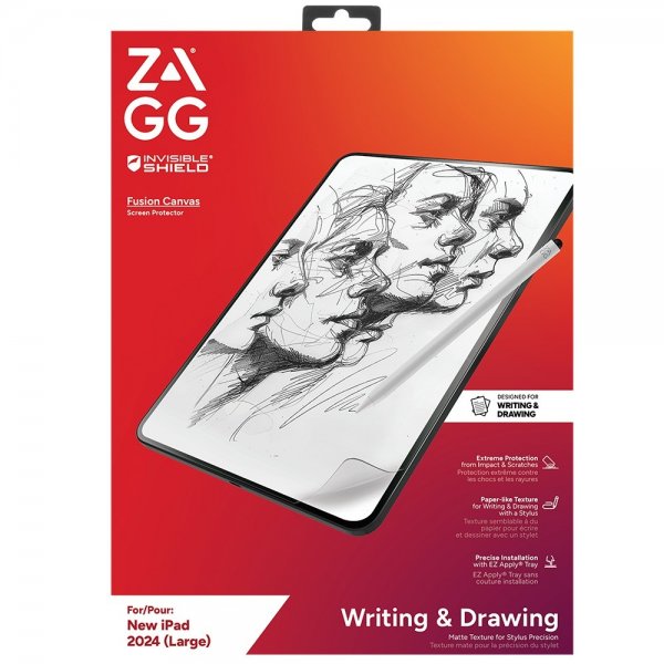 ZAGG InvisibleShield iPad Air 13 (M2/M3/M4) Skärmskydd Fusion Canvas
