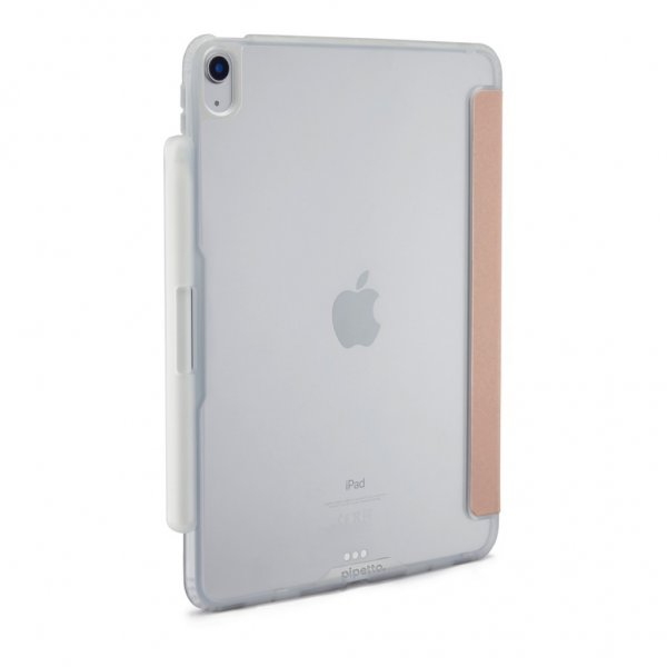 Pipetto iPad Air 13 (M2/M3/M4) Fodral Origami No3 Pencil Case Metallic Rosa