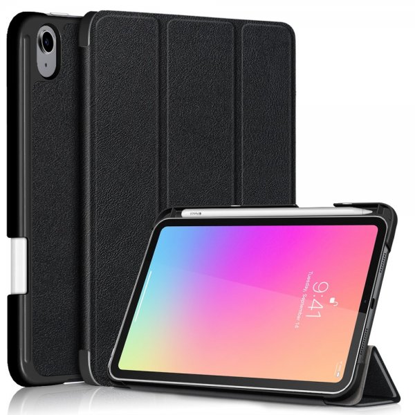 iPad mini (gen 6)/iPad mini (A17 Pro) Fodral med Pennfack Svart