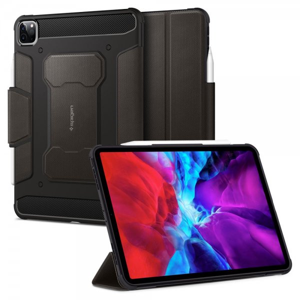 Spigen iPad Pro 11 2018/2020/2021 Fodral Rugged Armor Pro Gunmetal