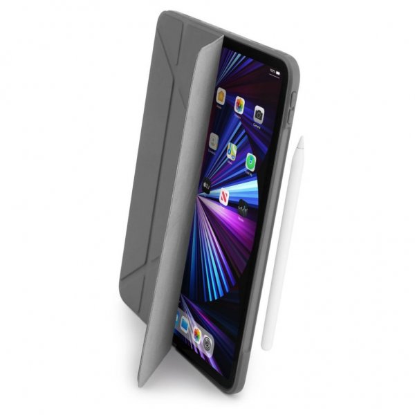 Pipetto iPad Pro 11 (gen 2/3/4) Fodral Origami No1 Mörkgrå