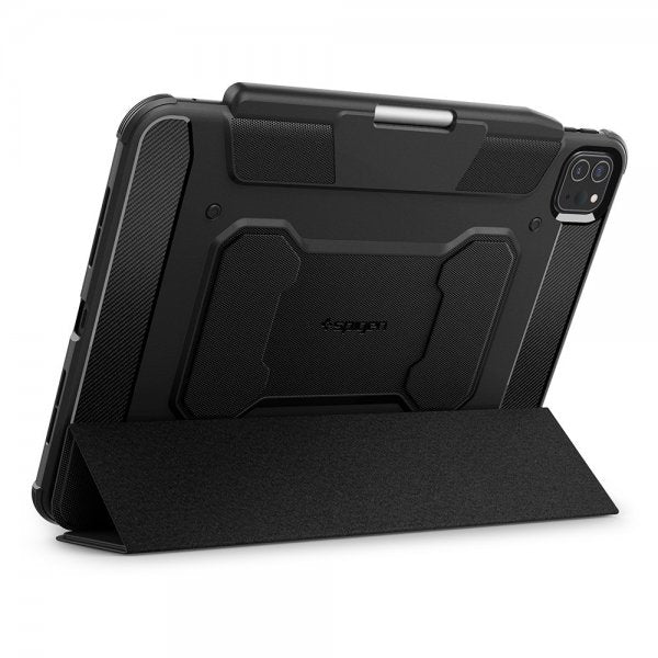 Spigen iPad Pro 11 (M4/M5) Fodral Rugged Armor Pro Svart