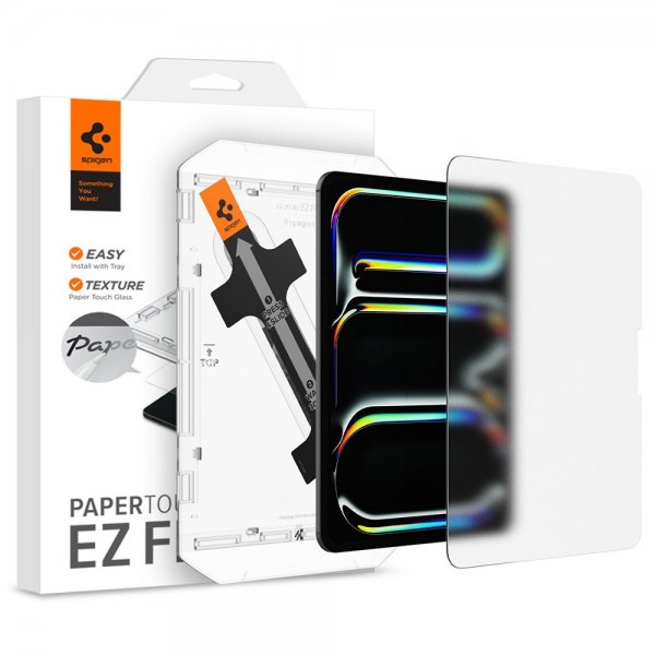 Spigen iPad Pro 11 (M4/M5) Skärmskydd Paper Touch EZ Fit