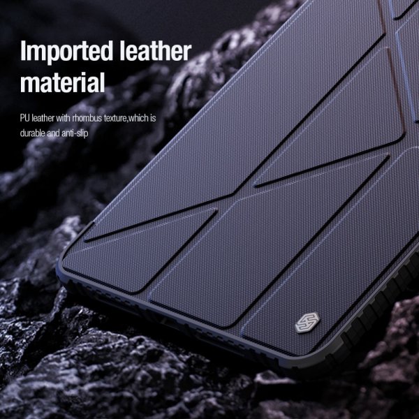 Nillkin iPad Pro 11 (M4/M5) Fodral Bumper Leather Case Pro Svart