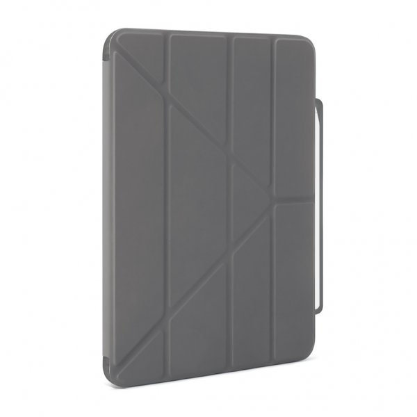 Pipetto iPad Pro 11 (M4/M5) Fodral Origami No3 Pencil Case Grå