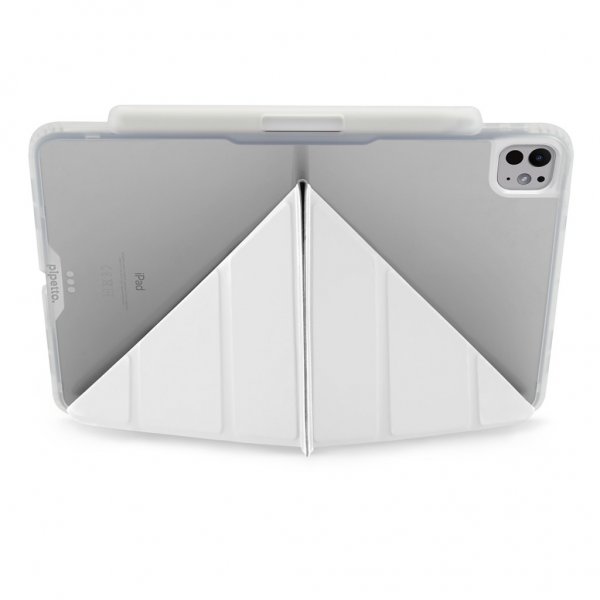Pipetto iPad Pro 11 (M4/M5) Fodral Origami No3 Pencil Case Vit