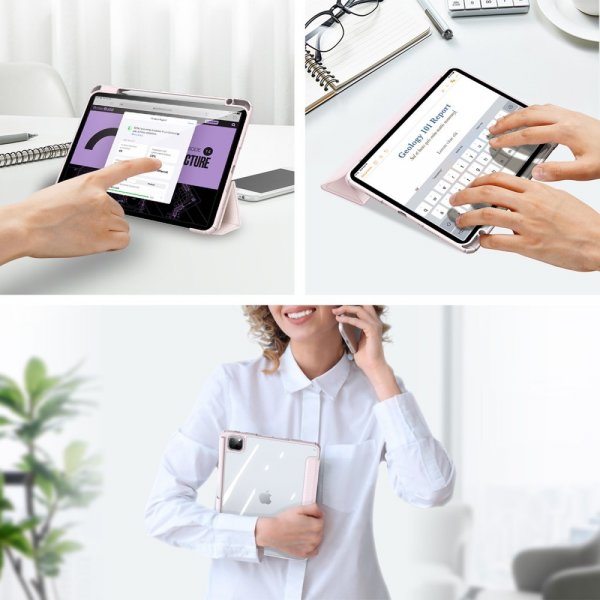 Dux Ducis iPad Pro 11 (M4/M5) Fodral TOBY Series Rosa