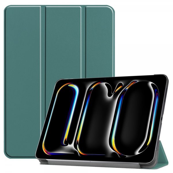 iPad Pro 11 (M4/M5) Fodral Trifold Grön