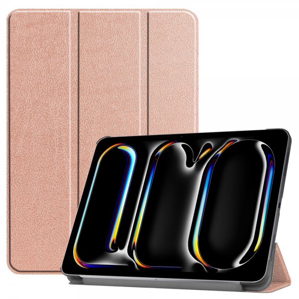 iPad Pro 11 (M4/M5) Fodral Trifold Roseguld
