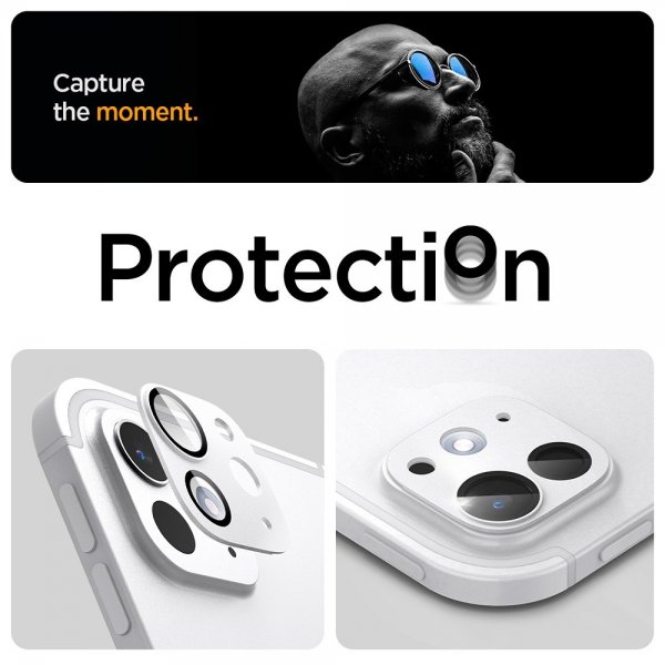 Spigen iPad Pro 11 (M4/M5)/iPad Pro 13 (M4/M5) Kameraskydd Glas.tR EZ Fit Optik Metal Silver