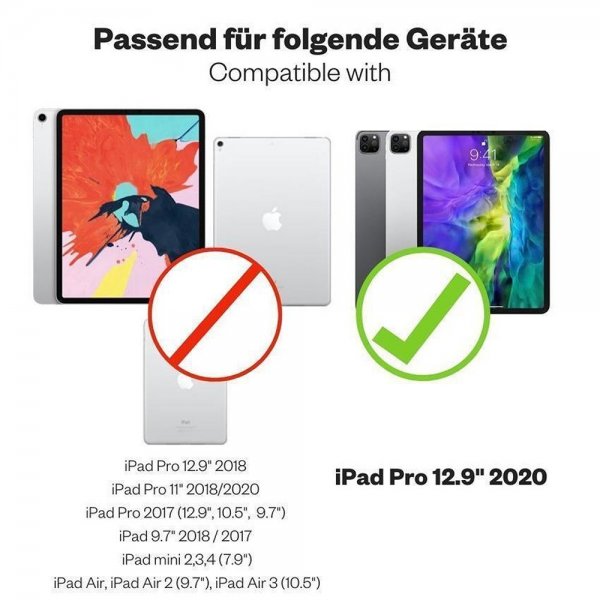 KAVAJ iPad Pro 12.9 (gen 4/5/6) Fodral London Brun
