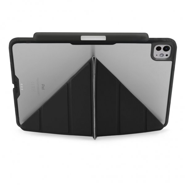 Pipetto iPad Pro 13 (M4/M5) Fodral Origami No3 Pencil Case Svart