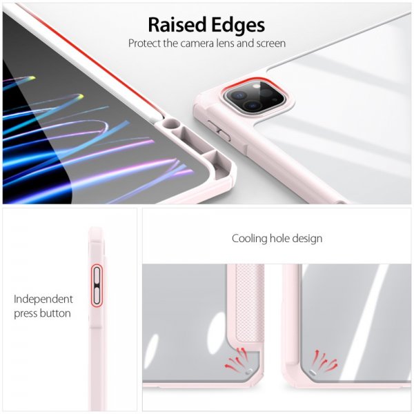 Dux Ducis iPad Pro 13 (M4/M5) Fodral TOBY Series Rosa