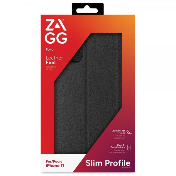ZAGG iPhone 11 Fodral Folio Svart