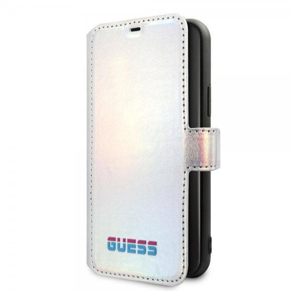 Guess iPhone 11 Fodral Iridescent Cover Silver