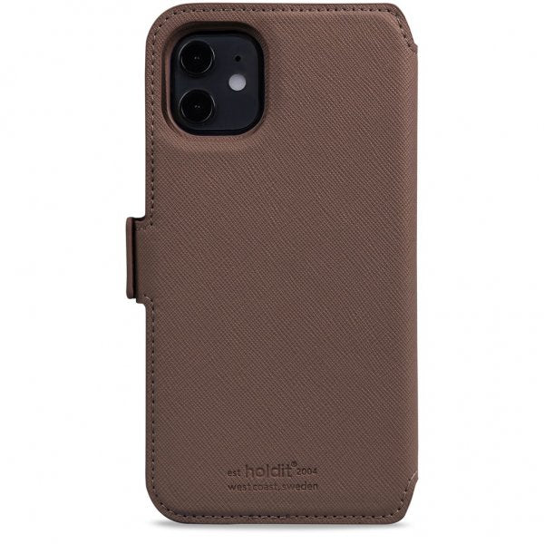 holdit iPhone 11 Fodral Wallet Case Magnet Stockholm Dark Brown