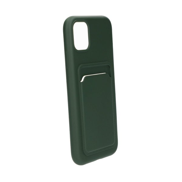 iPhone 11 Skal Korthållare Grön