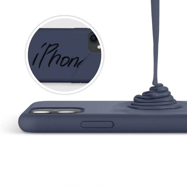 Rvelon iPhone 11 Skal Silikon Blå