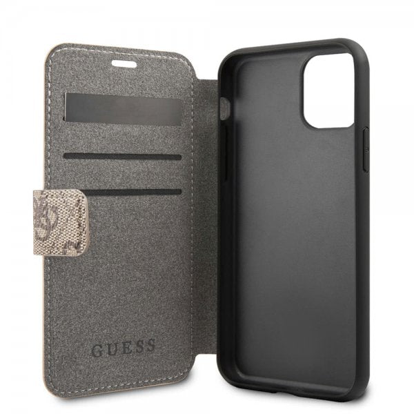 Guess iPhone 11 Pro Fodral Monogram Brun
