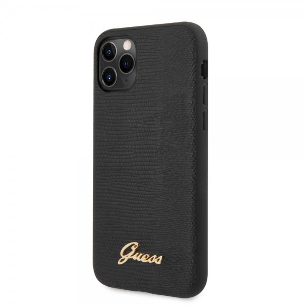 Guess iPhone 11 Pro Max Skal Lizard Svart