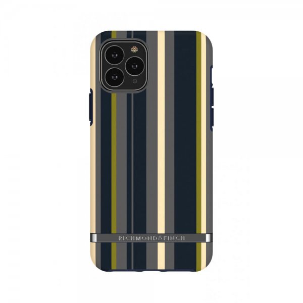 Richmond & Finch iPhone 11 Pro Max Skal Navy Stripes