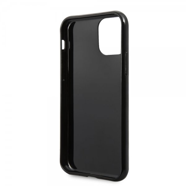 Guess iPhone 11 Pro Max Skal Solid Glitter Cover Svart