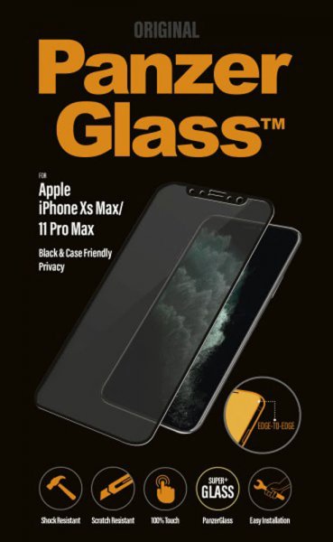PanzerGlass iPhone Xs Max/11 Pro Max Skärmskydd CaseFriendly Privacy