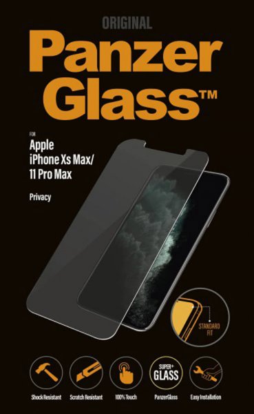 PanzerGlass iPhone Xs Max/11 Pro Max Skärmskydd Standard Fit Privacy