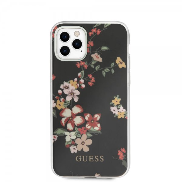 Guess iPhone 11 Pro Skal Flower Edition N.4 Svart