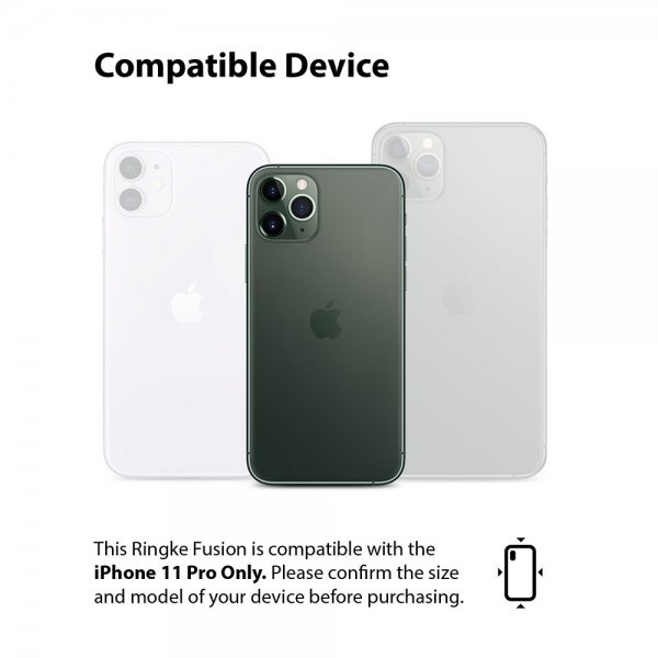Ringke iPhone 11 Pro Skal Fusion Matte Clear