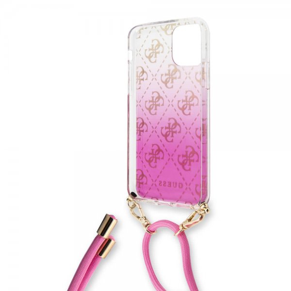 Guess iPhone 11 Pro Skal Gradient Cover Rosa