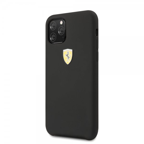 Ferrari iPhone 11 Pro Skal med Logo Svart