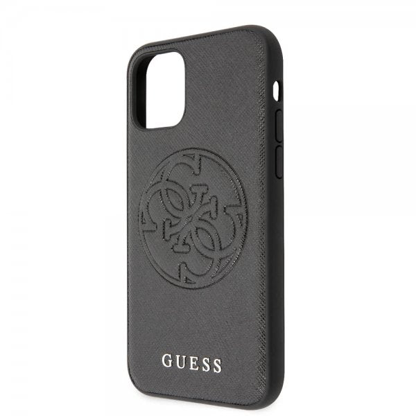 Guess iPhone 11 Pro Skal Saffiano Cover Svart