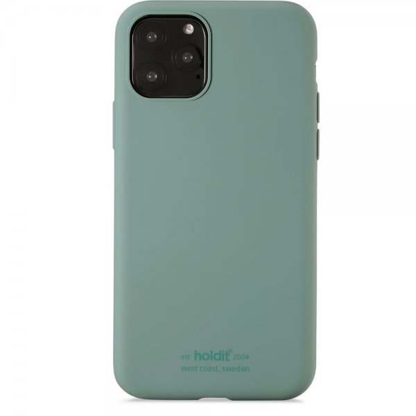 holdit iPhone 11 Pro Skal Silikon Moss Green