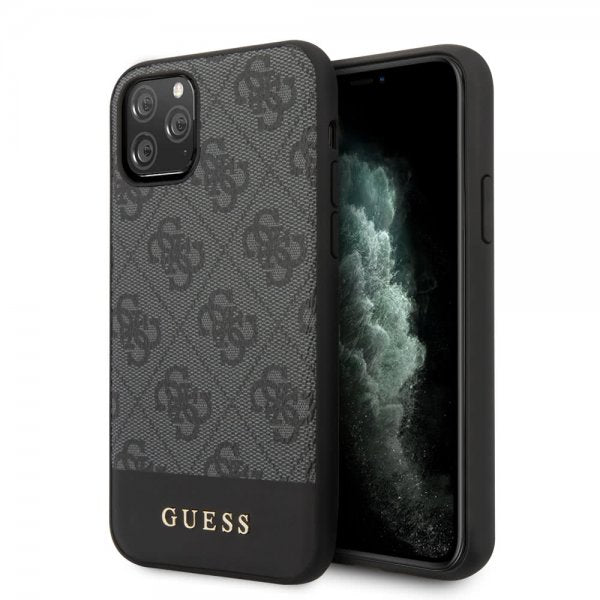 Guess iPhone 11 Pro Skal Stripe Cover Grå