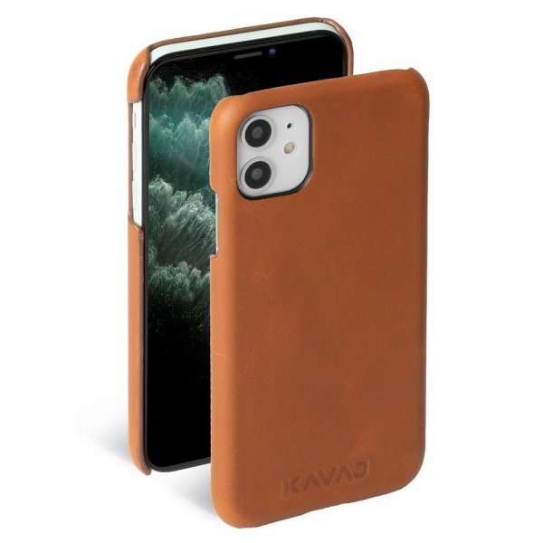 KAVAJ iPhone 11 Skal Boston Brun