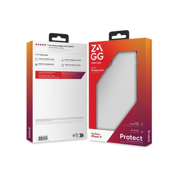 ZAGG iPhone 11 Skal Clear Case Transparent