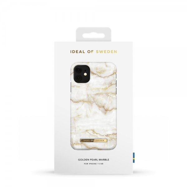 Ideal of Sweden iPhone 11 Skal Fashion Case Golden Pearl Marble