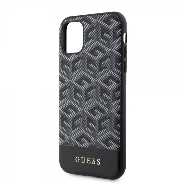 Guess iPhone 11 Skal G Cube MagSafe Svart
