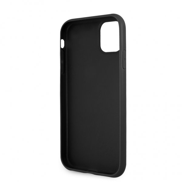 Guess iPhone 11 Skal Metal Logo Grå