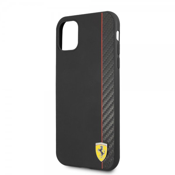 Ferrari iPhone 11 Skal On Track Carbon Stripe Svart
