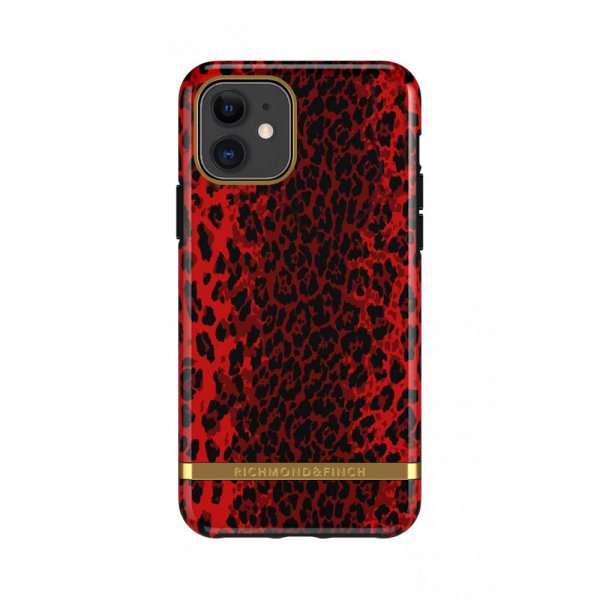 Richmond & Finch iPhone 11 Skal Red Leopard