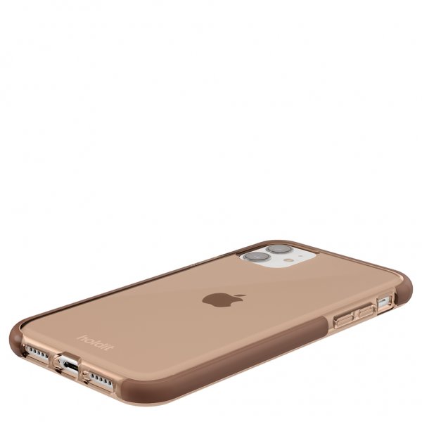 holdit iPhone 11 Skal Seethru Dark Brown