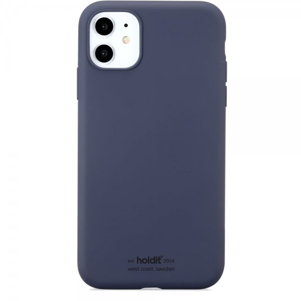 holdit iPhone 11 Skal Silikon Navy Blue