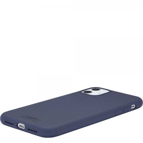 holdit iPhone 11 Skal Silikon Navy Blue