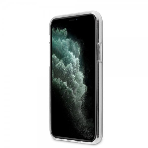 AMG iPhone 11 Skal Stripes Horizontal Transparent Svart